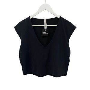 Athleta Black Vita Free Cropped Tee - 1X